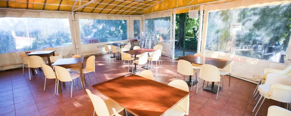 Zona reservada para eventos en "El Rincón de Koller"